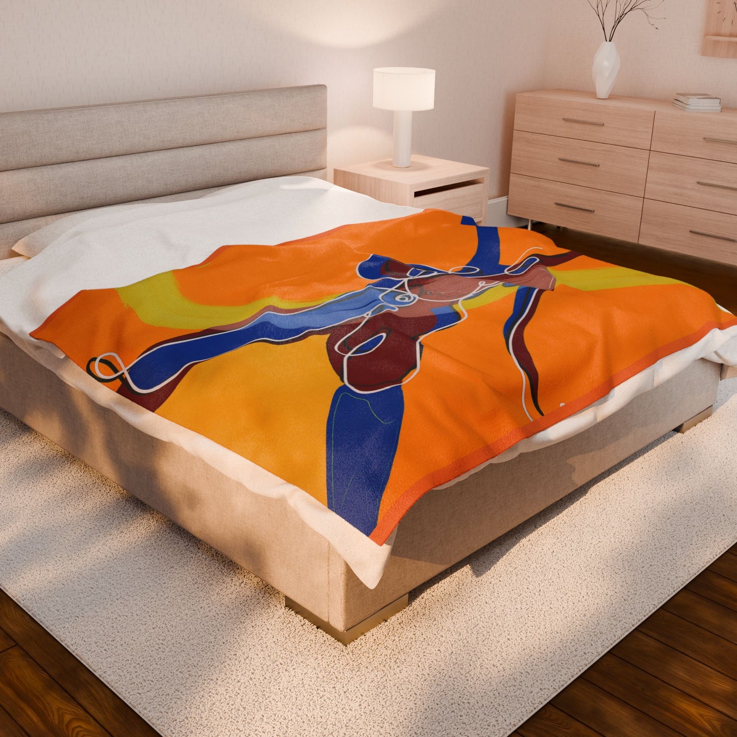 Plush Blanket - Natural Beauty Contemporary Aesthetic Design