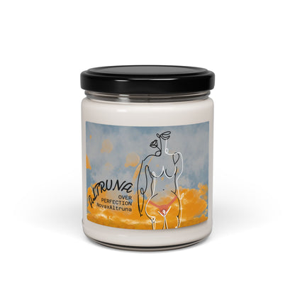 Artistic Scented Soy Candle, 9oz – Hand-poured Aromatherapy, Home Décor, Gift for Her, Relaxation, Celebrate Artistry