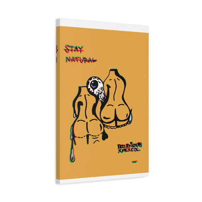 Artistic Canvas Print, Stay Natural Decor, Contemporary Home Art, Unique Wall Art, Gift for Art Lovers, Modern Aesthetic