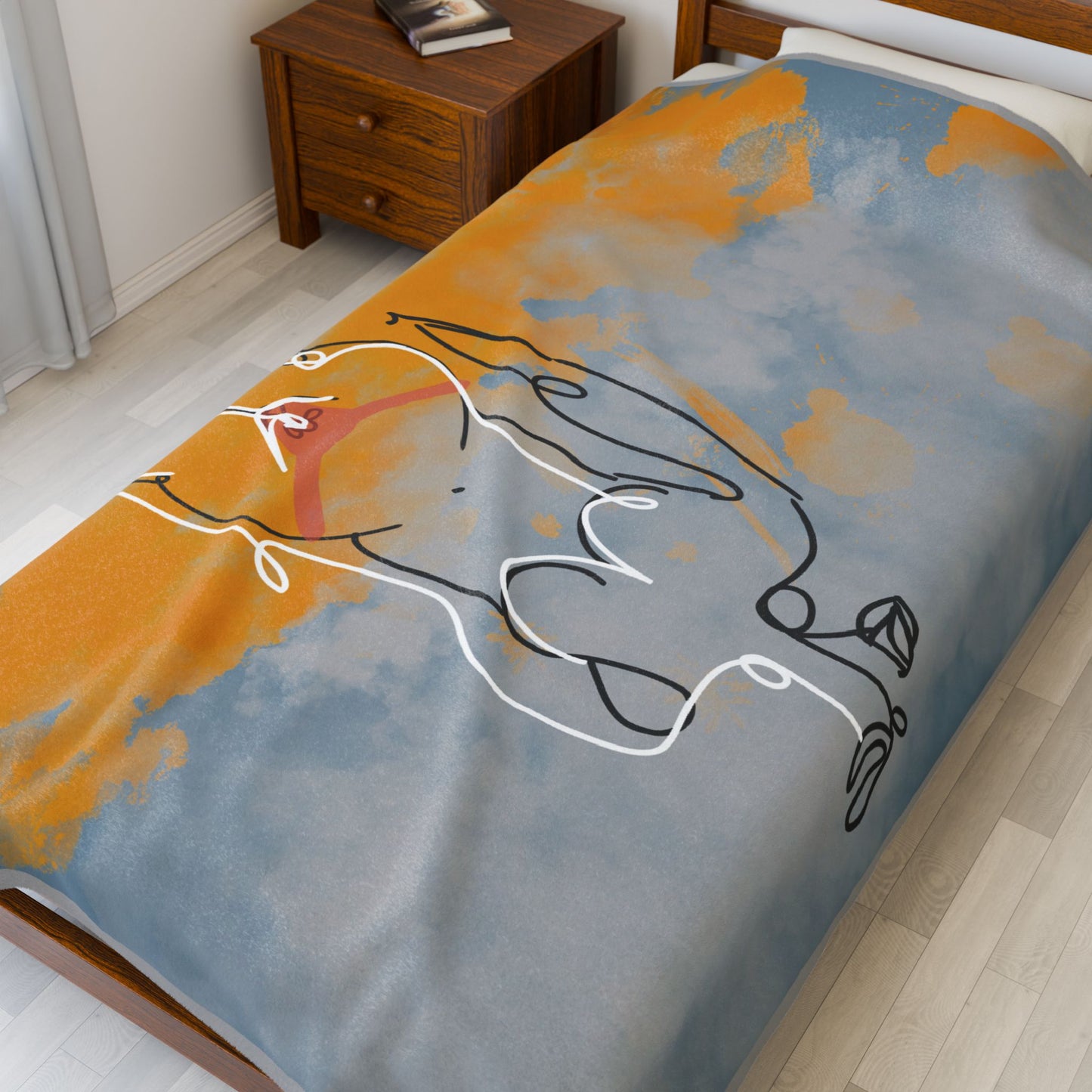 Bohemian Velveteen Plush Blanket with Artistic Design, Cozy Throw for Home Decor, Perfect for Gifts and Celebrations, Unique Soft [...]