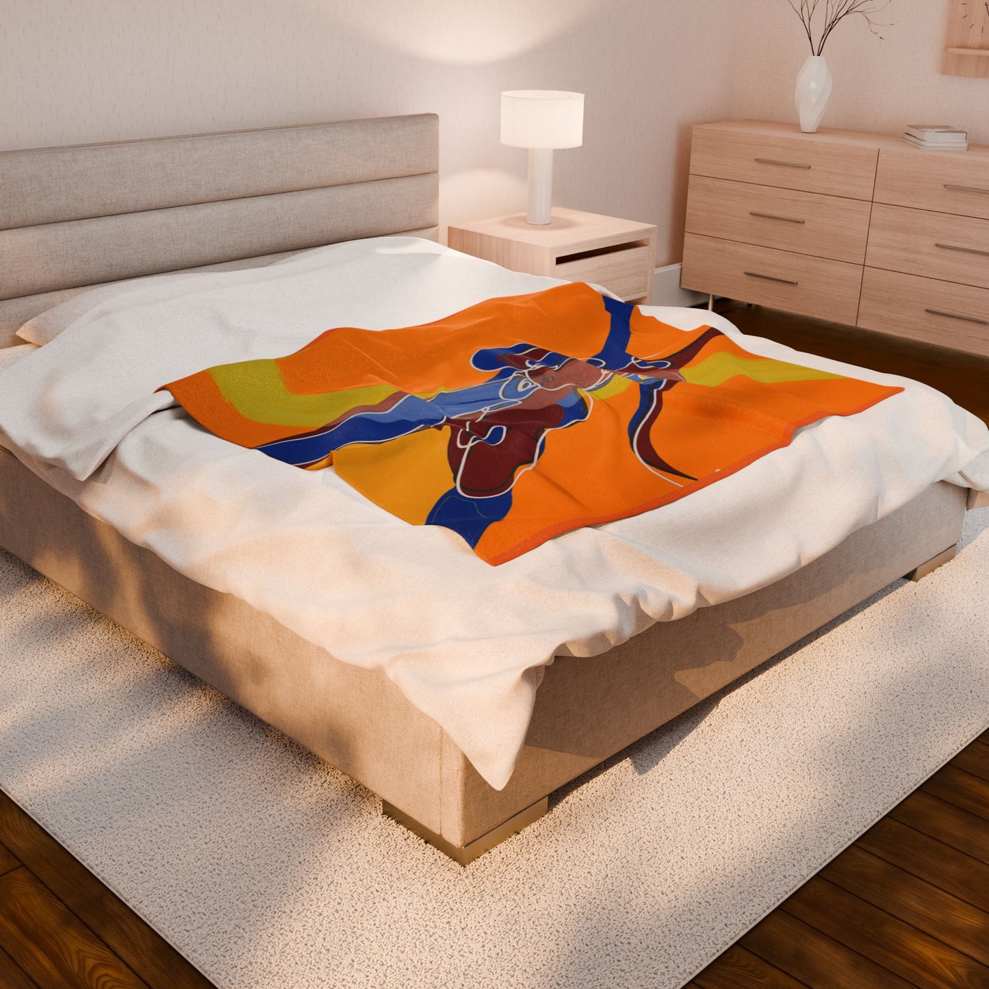 Plush Blanket - Natural Beauty Contemporary Aesthetic Design