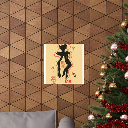 Vertical Poster - Fairy Concealing Her Monsters Design