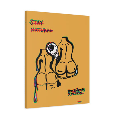 Artistic Canvas Print, Stay Natural Decor, Contemporary Home Art, Unique Wall Art, Gift for Art Lovers, Modern Aesthetic