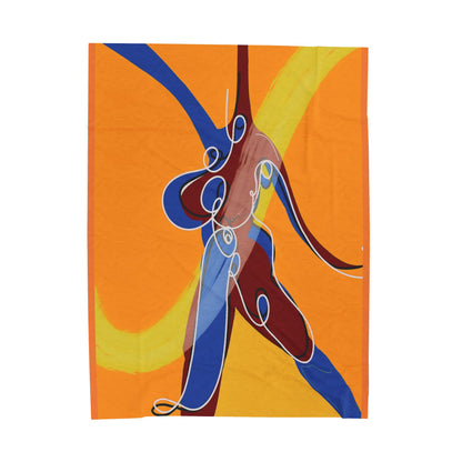 Plush Blanket - Natural Beauty Contemporary Aesthetic Design