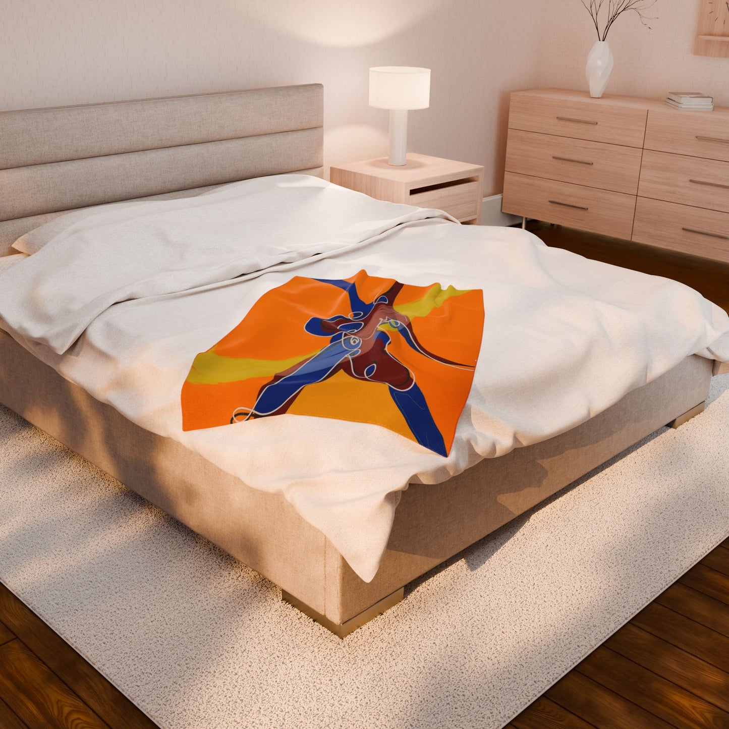 Plush Blanket - Natural Beauty Contemporary Aesthetic Design