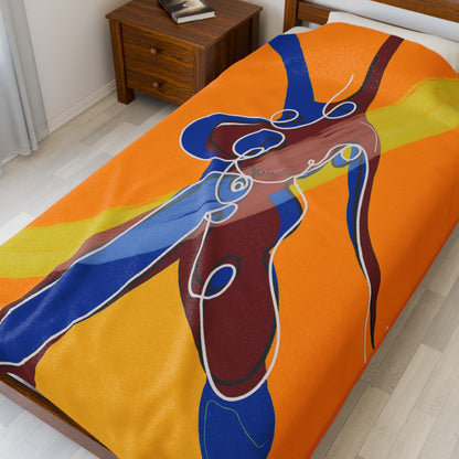 Plush Blanket - Natural Beauty Contemporary Aesthetic Design